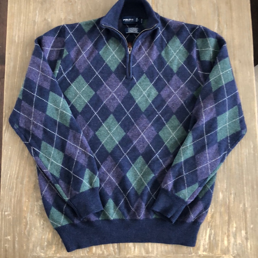 Men’s Polo Golf by Ralph Lauren argyle sweater L